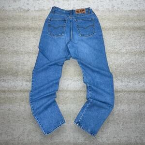 Vintage 90s Bum Equipment Jeans 28x32 Relaxed Tapered Ankle Medium Wash